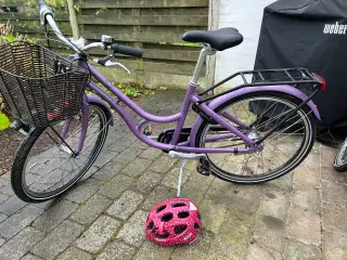 Næsten ubrugt Kildemoes pigecykel 24" – lilla