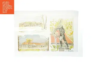 Vandfarveplakat med tre motiver (str. 62x45 cm) ( 2 )