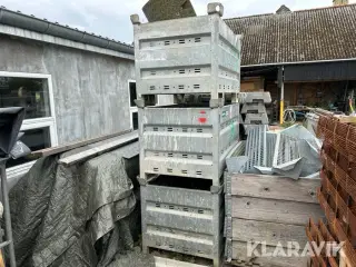 Metal kasser 3 styk