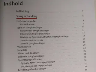Sproghandlinger - brug af sprog i dansk