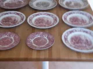 Engelske  flade tallerkener