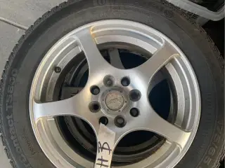 Alu fælge med vinterdæk 175/65 R14