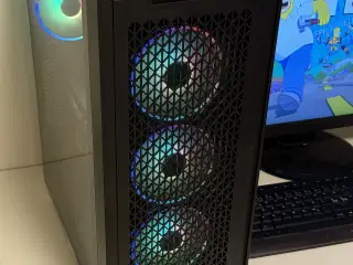 Gamer PC, Ryzen 7, Geforce RTX, inkl 27" skærm