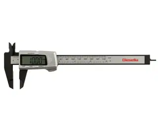 Digital skydelære 0-150x0,01 mm i carbon fiber