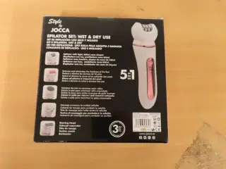 Epilator set WET & DRY JOCCA