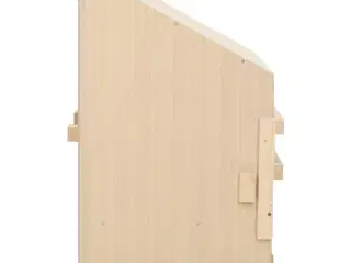 Rugekasse 2 rum 63 x 40 x 65 cm massivt fyrretræ