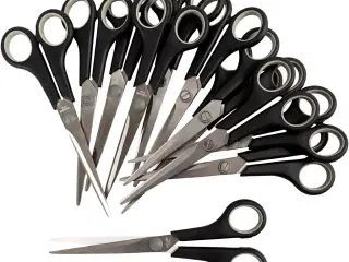 Børnesaks 17 cm - Ergonomisk Softgrip, 12 stk.