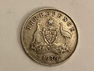 Three Pence 1936 Austrailia