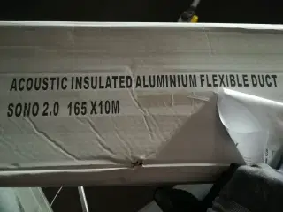 160 mm isoleret ventilationsslange