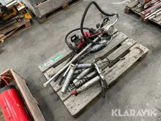 Lot - Diverse pumper og fedtsprøjter