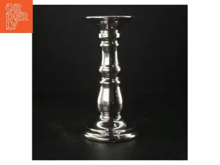 Lene Bjerre Sølvfarvet lysestage (str. 20 cm)