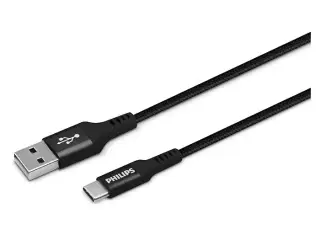 Philips USB kabel 2 meter USB-A til USB-C