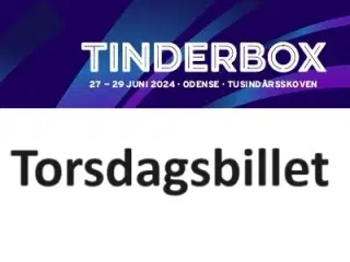 Tinderbox Festival - Torsdagsbillet