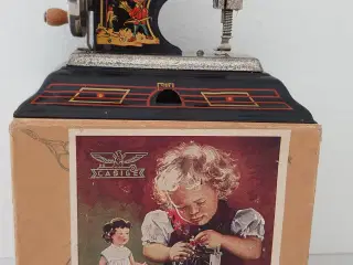 Miniature symaskine i blik .Model Casige. Ca. 1945