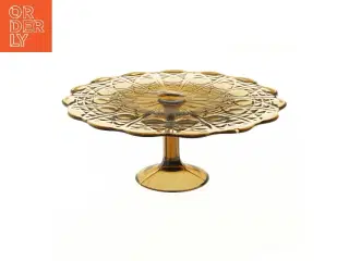 Glas kagefad på fod (str. Ø 25,5 cm)