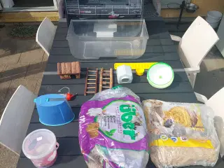 Hamster bur med tilbehør 