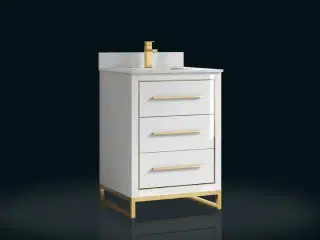 Baderumsmøbel, Colombia, White, 60