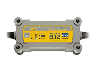 Gysflash 8.12 8A oplader til alle typer 12V batterier