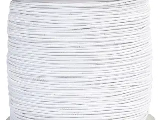 Hvid elastiksnor 1 mm - 250 m til kreative projekter