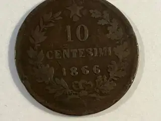 10 Centesimi Italy 1866