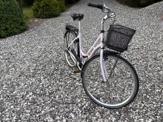 Lyserød 28" damecykel 