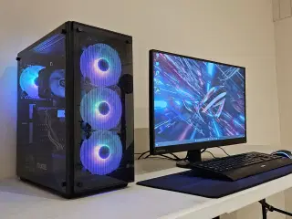Intel ARC Gamer Pc + 27" Gamer Skærm