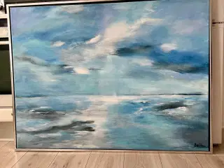 Abstrakt landskab. 120x90