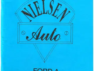 Reservedelskatalog Ford A 1928 - 31