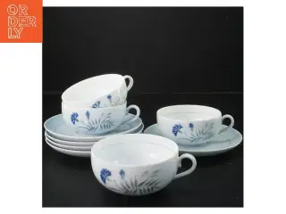 Bing & Grøndahl Kornblomst tekopper (Ø 10,5 & 16 cm)