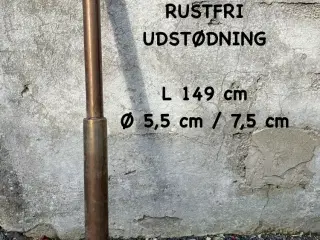 Rustfri udstødningsrør 