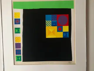 Litografi af Karl Åge Riget