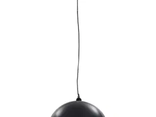 Loftslamper 2 stk. halvkugle 50 cm E27 sort og guldfarvet