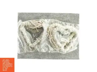 Hjerteformet ornamenter (6 stk) (str. 10 cm)