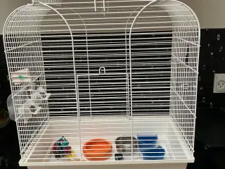 Hvidt Fuglebur næsten som nyt