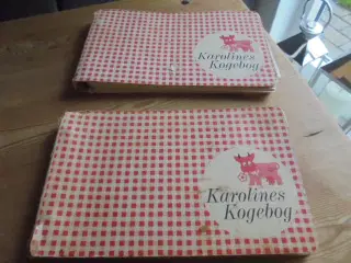 Karolines Kogebog – 2 stk – noget slidte  