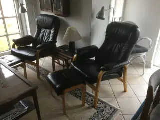 Lænestole med skammel