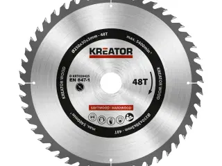 Rundsavsklinge 250 mm -  48 HM tænder