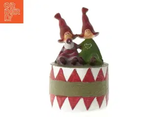 Nissefigurer på tromme (str. 12 cm)