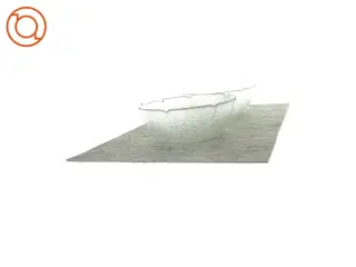 Glasskåle med bladtryk (2 styk)