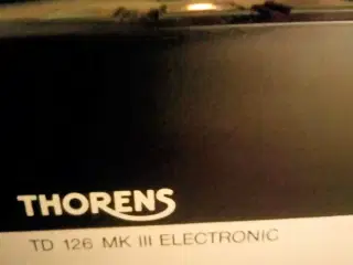 Thorens TD 126 MK III, Ortofon DC pickup. 