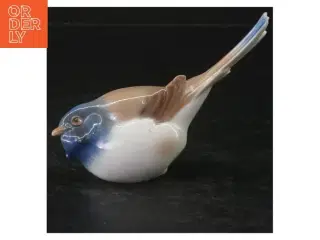 Porcelænsfigur af fugl fra B&G (str. Længde. 13 cm)