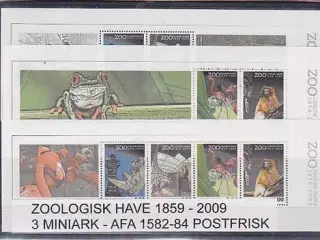 Zoologisk Have AFA 1582-84 Postfrisk