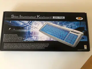 Tastatur med baggrundslys