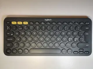 Logitech K380 Bluetooth tastatur - grå