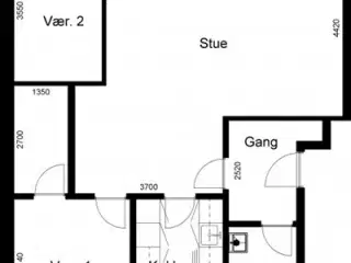 88 m2 lejlighed på Aage Nielsens Vej, Skive, Viborg