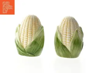 Majsformet salt- og pebersæt (str. 8 cm)