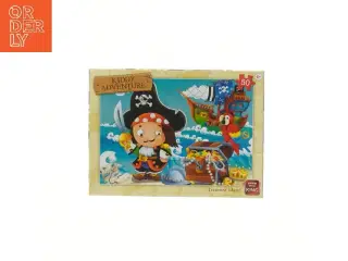 Puslespil Kiddy Adventure Skatteø fra King (str. 4x25,5x18,5 cm)