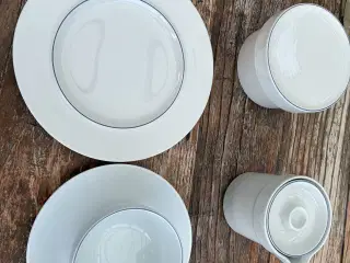 Royal Copenhagen blåkant kaffestel