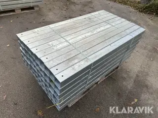 Galvaniserede stolper 60 styk