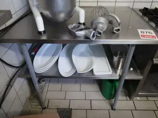 Rustfri stålbord